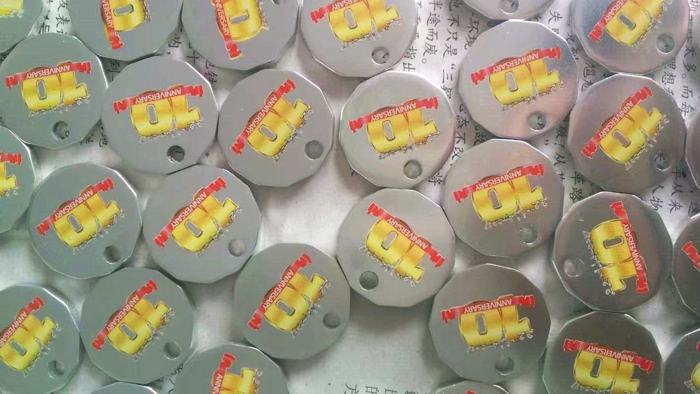 12 Sided Shape Plane Coin+Printing