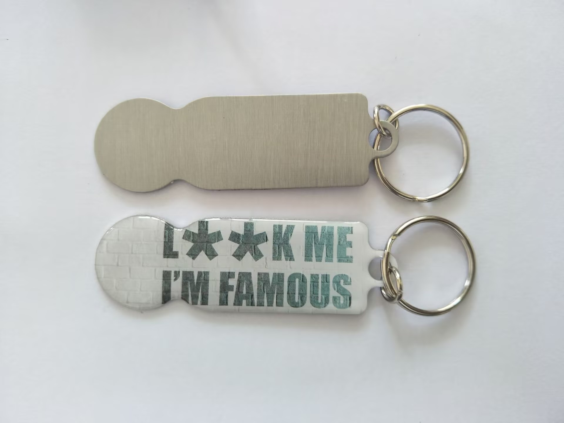 Aluminum Tag (hand cart lock)+CMYK Printing