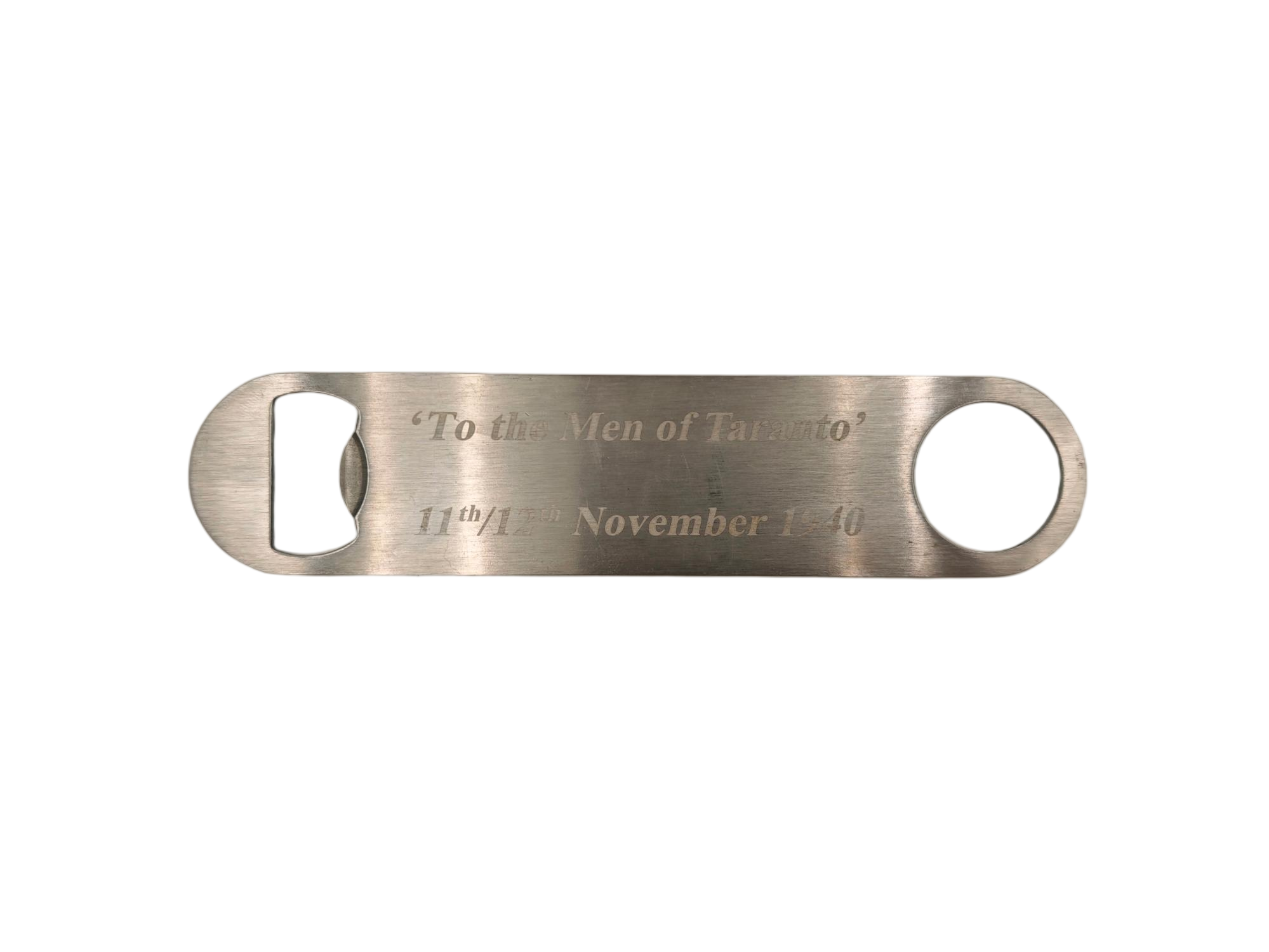 Stainless Steel Bottle Opener+Laser